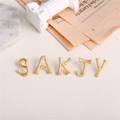 Boho Geometric Gold Alloy Trunk Texture Letters Earrings For Women Gold Punk Dangle Earring Brincos Statement Jewelry Party Gift