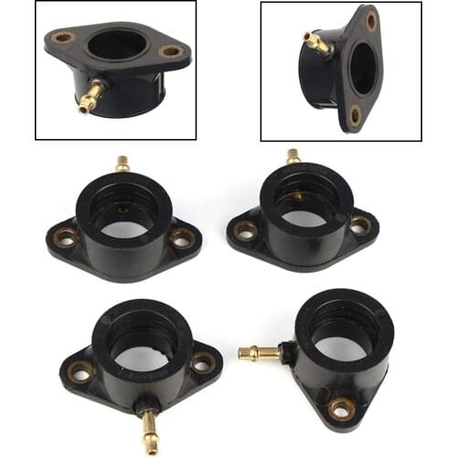 Motorcycle Carb Carburetor Intake Manifold Joint For Kawasaki KZ1000 LTD & KZ1100 GPZ & Z400 J KZ400J & & KZ500B KZ550B KZ550D