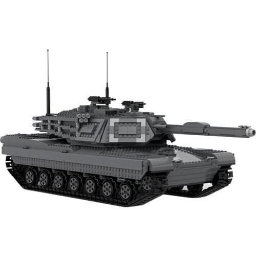 MOC Military Base Bridge Tank Full Track Drive Layer Building Blocks Transportation Vehicles Bricks Model Hobby Collectible Toy