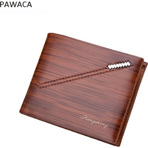 PU Leather Men Wallet Money Bag Credit Card Wallet Clutch Purse For Boy Vintage Anti-degaussing RFID Purses Wallets Men Wallet