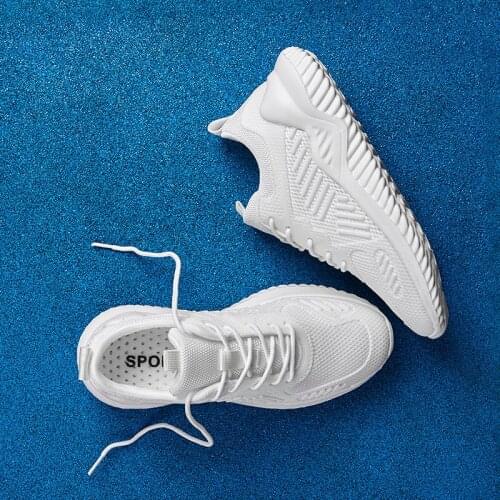 Moipheng Sneakers Women White Shoes 2021 Breathable Walking Casual Couple Shoes Plus Size 36-48 Light Shoes for Women Sneakers