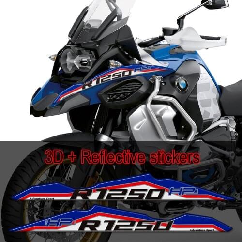 Motorcycle Stickers For BMW R 1250 GS GSA R1250GS 1250 HP Panel Fairing Fender Extension Wheel Extender ADV Adventure 2019 2020