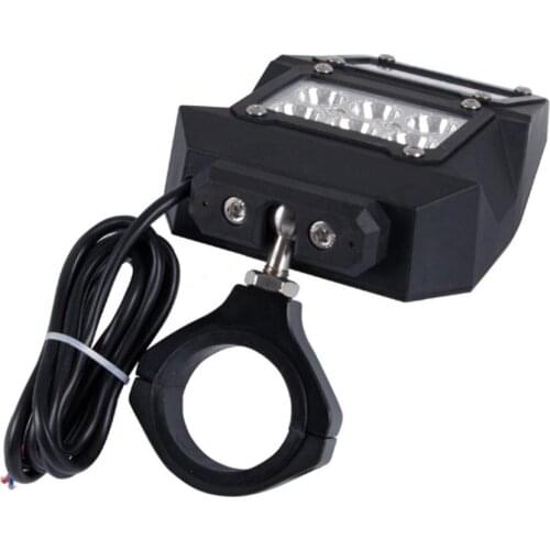 Motorcycle UTV Rear View Side Mirrors W/ LED Lights 1.5"-2" For UTV Polaris RZR Fit 1.5"-2" Roll Cage Dropshipping Wholesale