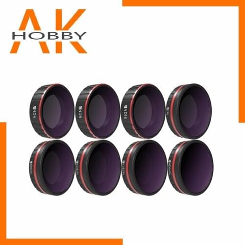 Freewell All Day 8PACK Filters Set ND4,ND8,ND16,CPL ,ND8/PL ,ND16/PL,ND32/PL,ND64/PL for DJI Osmo Action Camera Accessories