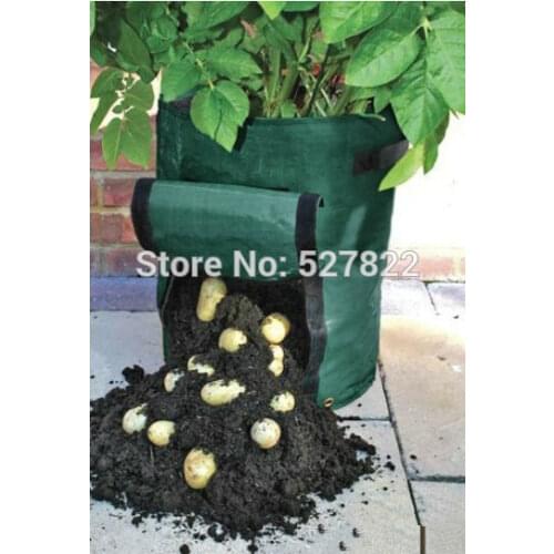 2014 New Planting Bag/ Plant Pots for Potatoes tomatoes vegetable Balcony plastic plant pots Free Shipping