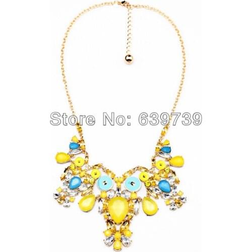 Gossip Girl Clear Colourful Resin Owl Necklace For Woman