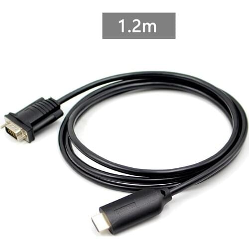 HDMI to VGA Adapter Male to Male Converter Adapter 1080P Digital to Analog Video Audio For PC Laptop Table