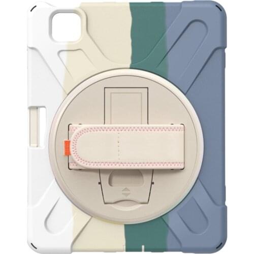 Suitable for iPad Pro 11 2018/2020 Tablet Case with 360 degree Rotating Lightweight Stand Hand Strap