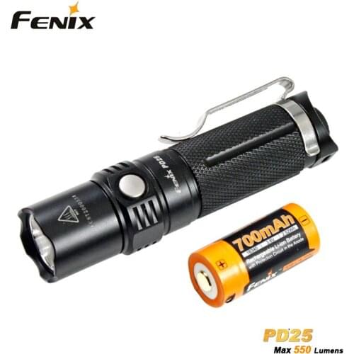 Fenix PD25 Mini portable flashlight Utilizing Cree XP-L (V5) LED 550 lumens