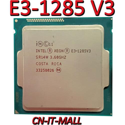 Intel Xeon E3-1285 V3 CPU 3.6GHz 8M 4 Core 8 Threads LGA1150 Processor