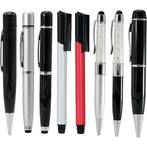 Ballpoint Pen Model USB Flash Drive USB 2.0 Memory Stick 4GB 8GB 16GB 32GB 64GB Flash Drive Pendrive Creative Student Gift