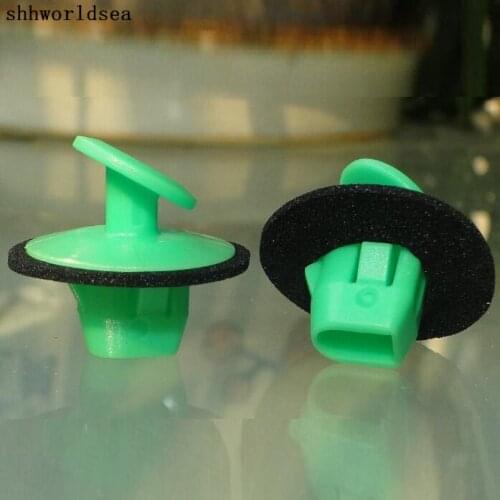 Shhworldsea Green Inner Trim Panel Retainer Auto Bumper Fastener Hole Rivet Retainer Push Engine Cover For Lexus 81496-50010