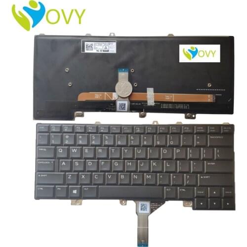 OVY Replacement keyboards for DELL Alienware 15 R3 M15X R3 US English Laptop Keyboard p/n:PK131Q71A00 0HH53H HH53H Original hot