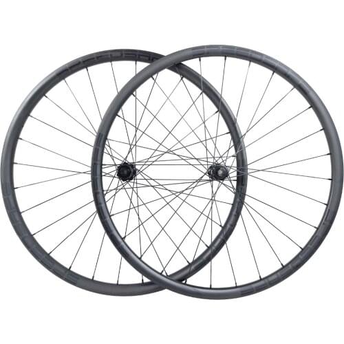 1180g SUPER LIGHT carbon BOOST wheelset 650B MTB XC 27mm hookless 25mm deep clincher tubeless straight pull mountain wheels