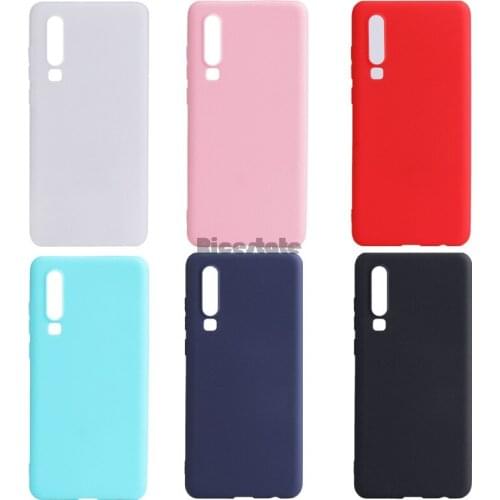 Ultra-thin Soft TPU Cover For Huawei P30 Pro P30 Lite Case Huawei P30 Lite / Nova 4e Full Protection Silicone Matte Cases