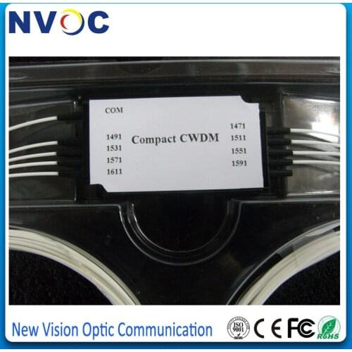 1* 4 Mini CCWDM Module with1550/1570/1590/1610nm and with UPG,4ch Compact CWDM Mux Demux Multiplexer Module with LC/ST/FC/SC