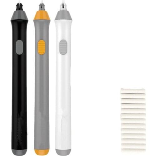 1set Adjustable Auto Eraser Pen with 5mm 2.3mm Electri Rubber Eraser Refills Battery Operated Painting Drawing Stationery tool