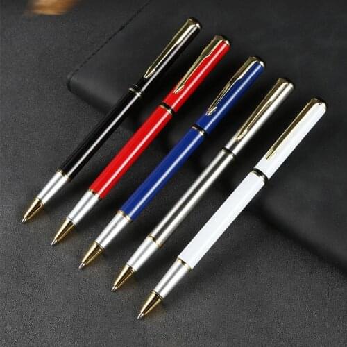 1PC signing pen Business office Gel pen 0.5mm black Pen Carbon pen meeting White collar signature pens
