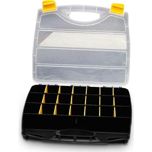 1pc Portable Parts Box Screw Storage Box Metal Parts Hardware Screwdriver Storage Tool Box