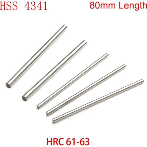 10mm 10.5mm 11mm OD 80mm Length HSS HRC61-HRC63 Jobber Drill Bit Boring Out Round CNC Cutting Turning Lathe Tool Bar Rod
