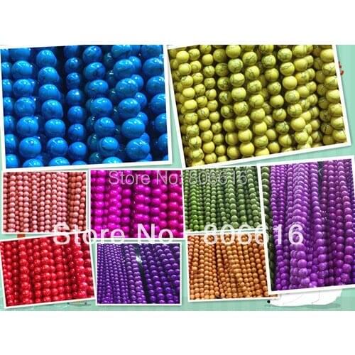 6MM/8MM/10MM Mix 9strands/pack Natural Stone Loose Bead Jewellery Semi-precious Jewelry Beads