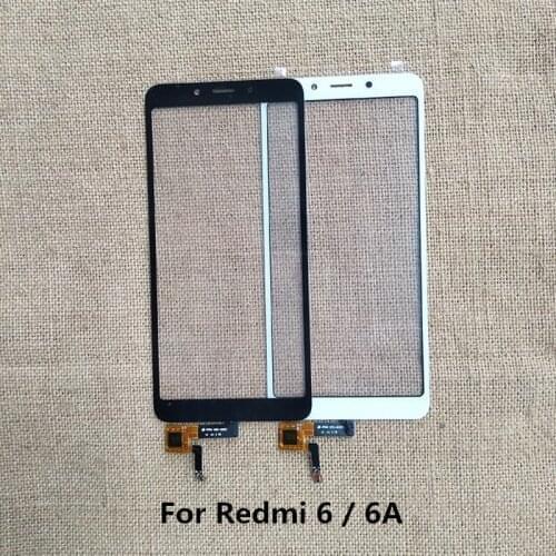 For Xiaomi Redmi 6 6A 5.45" Touch Screen Digitizer Touch Panel Sensor Front Outer Glass Touchscreen NO LCD