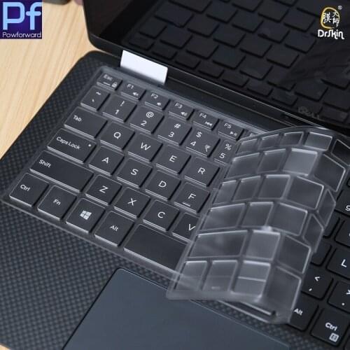 For 2019 Newest Model Dell XPS 13 9365 9370 9380 XPS13-9365 13.3'' 2018 New Ultra Thin TPU Clear Keyboard Protector Cover Skin
