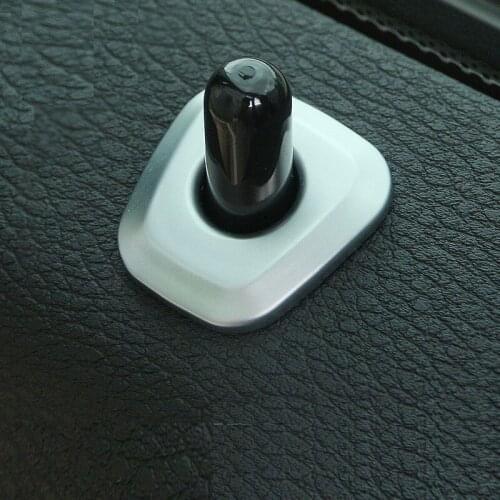 For BMW X1 F48 2016-2018 For BMW X2 F47 2018 Car Accessories ABS Matte Chrome Door Lock Cover Trim Stickers 4pcs