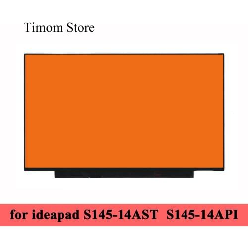 For ideapad S145-14AST 81ST Lenovo S145-14API Type 81UV 14.0" Laptop Screen Without Screw Holes 1366 1920 TN 30pins S145-14 S145