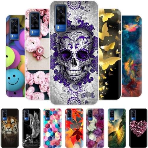 For vivo Y31 2021 Case Soft TPU Silicon Cover For Vivo Y 31 V2036 Coque VivoY31 2021 6.58'' Phone Back Protective Bumper Shell