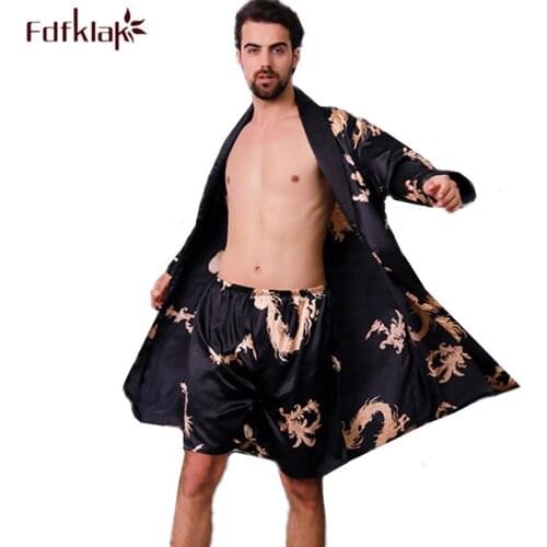 Мужские домашние халаты Fdfklak China At AliExpress