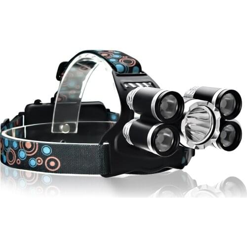 JIGUOOR 7310-A 2500 Lumens Bicycle Headlight 4 Switch Modes Rotate Zoom Adjustable HeadLamp For Outdoor Hiking Climbing Sporting