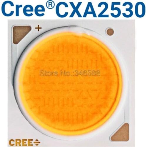 2pcs Cree CXA2530 CXA 2530 65W Ceramic COB LED Array Light EasyWhite 4000K -5000K Warm White 2700K - 3000K with / without Holder