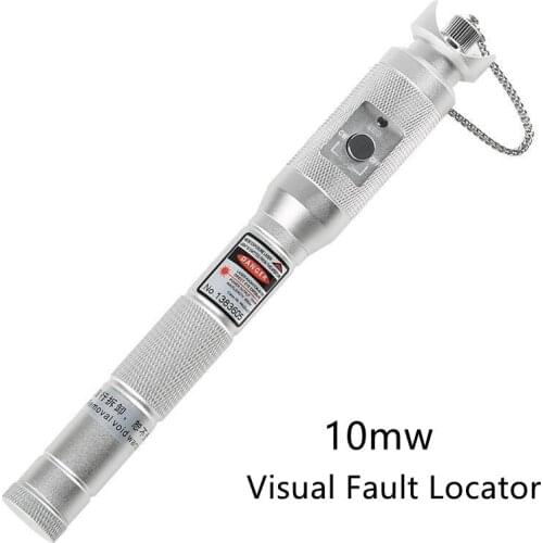 AUA-2S-10MW Visual Fault Locator fiber optic pen pen type red light source fiber test 10 km