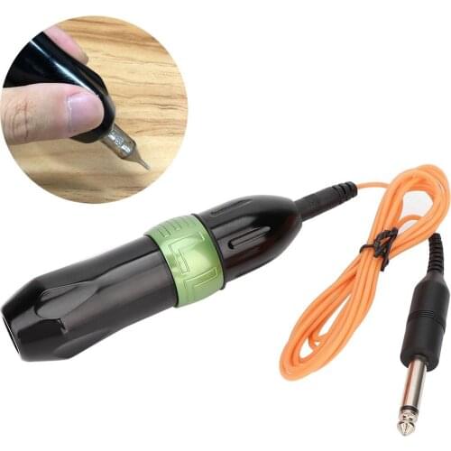 Green Rocket Motor Tattoo Machine RCA Connect Jack Eyebrow Lip Rotary Tattoo Pen Liner Shader Microblading Gun Tattoo Supplies