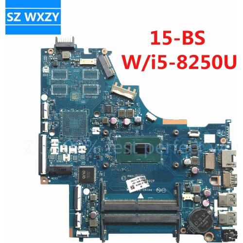 For HP 15-BS Laptop Motherboard 934908-601 934908-001 DKL50 LA-E802P With SR3LA i5-8250U CPU DDR4 100% Tested Fast Ship
