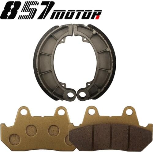 1 Set Motorcycle High Quality Brake Pads Disks Shoes Front And Rear For Honda Steed400 Old Style Steed Steed600 Magna Magna250