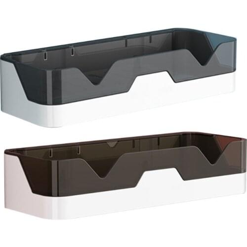 68UE Floating Shelves Bathroom Wall Shelf Bookshelves for Office with Leakage Holes