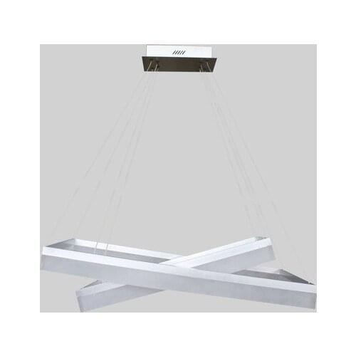 Simple Creative Square LED Droplight Modern Pendant Light Fixtures For Living Dining Room Hanging Lamp Indoor Lighting