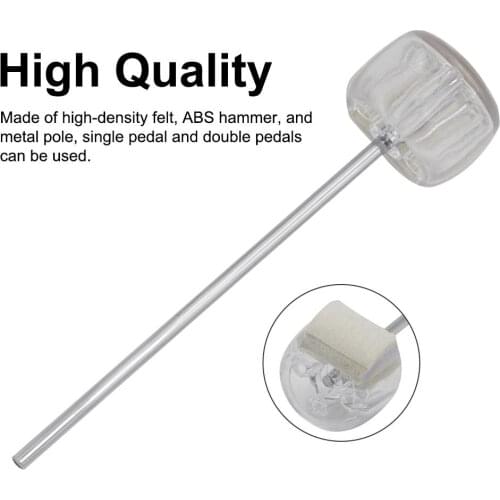 Transparent Color Single Bass Drum Pedal Direct Drive Drum Accessories Perfect Gifts For Friends Family And Music Lovers