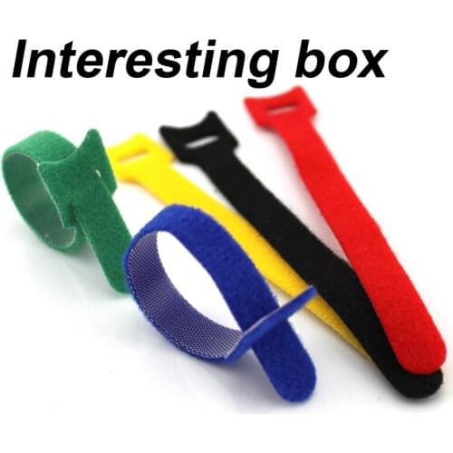 Velcro straps diy sticky buckle belt child and mother buckle adhesive tape battery cable ties Velcro straps