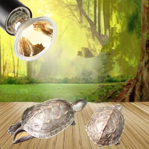 Reptile Lamp 25/50/75W UVA+UVB 3.0 Pet Heat Lamp Bulb Turtle Basking UV Light Bulbs Amphibians Lizards Temperature Controller