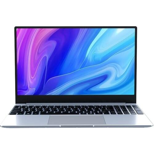 Super Thin 15.6 inch Notebook 8GB+128GB Win10 Quad-core Computer Gaming Laptop for Office or Home