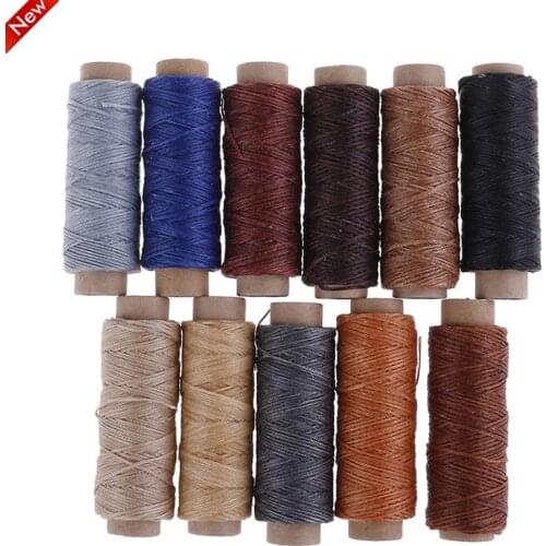 50m/Roll Waxed Sewing Thread For Leather Shoe Hand Stitching Crafts Tool Hand Stitching For DIY Leather Sewing Thread