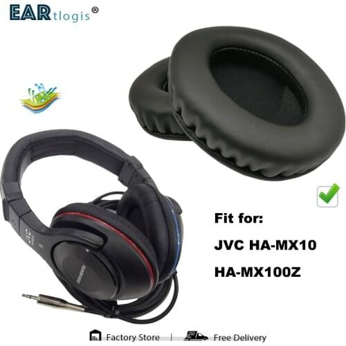 Replacement Ear Pads for JVC HA-MX10 HA-MX100Z Headset Parts Leather Cushion Velvet Earmuff Earphone Sleeve Cover
