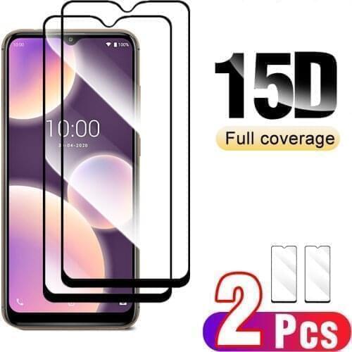2Pcs Full cover Protective Glass For Wiko View 4 Lite 5 Plus 5 + Screen Protector Tempered Glass On the view4 lite view5 Plus