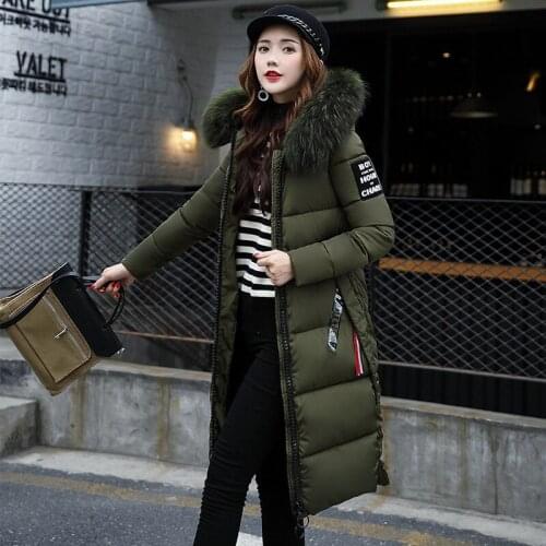 Hooded Ladies Coat High Quality Warm Outwear Womens Parka Jacket Mid-long Women Winter Thick Down Jacket 2020 Winter Female Coat