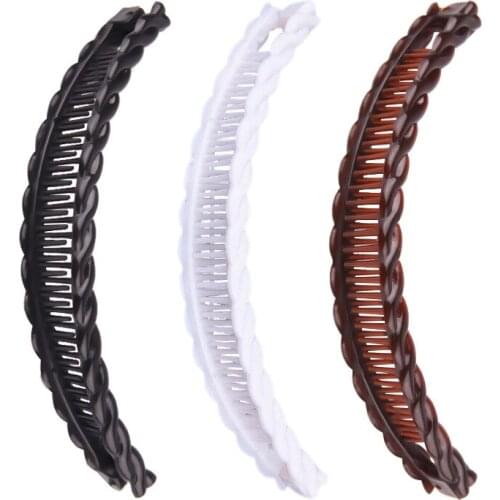1pc Banana Hair Clip Hair Claws Women Barrettes Hairpins For Girls Ponytail Hoder Hair Clamp Women Hair Accessories Hairgrip