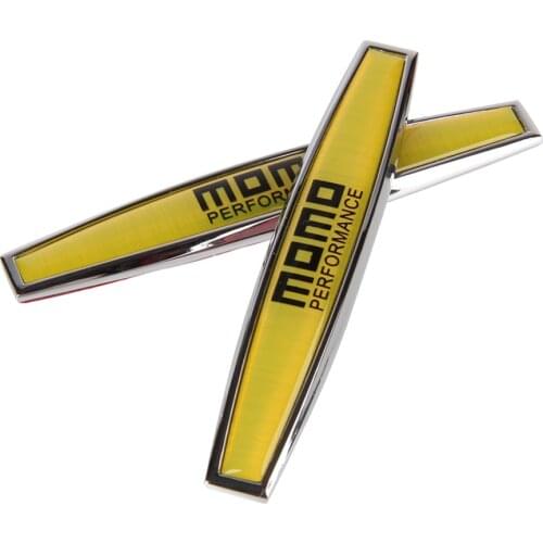 3D Fashion Stickers for Momo Logo for BMW F01 E49 Dodge Audi A5 A6 Ford Honda Jaguar XF Mercedes Benz Emblem Auto Decorations