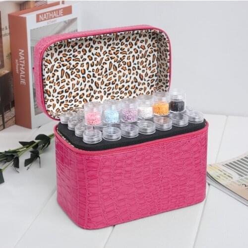 84 Slots Storage Box Diamond Paintings Tool Bag Jewelry Beads Nail Art Pills Organizer Case Zipper Design Small Parts Organized